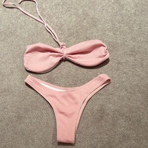 Pink bikini
